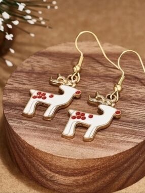 Festive Reindeer Earrings